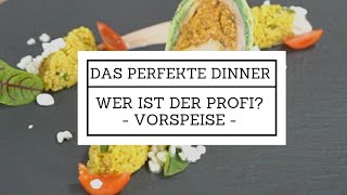 Das perfekte Dinner quotWer ist der Profiquot Vorspeise Gefüllter Kaninchenrücken mit Cous Cous [upl. by Isla980]