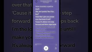 1 step forward 3 steps back sped up lyrics  song by olivia rodrigo [upl. by Nylloh]