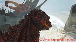 Ark Survival Evolved Shin Godzilla Vs Alpha King TItan [upl. by Meeka]