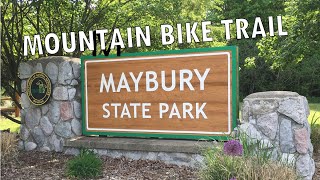 Maybury State Park Mountain Bike Trail Northville Michigan [upl. by Michaella]