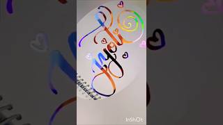 Jyoti handwritting handwrite calligraphy [upl. by Enaled]