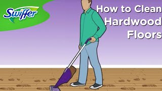 How to Clean Hardwood Floors with Swiffer WetJet  Swiffer [upl. by Ylenaj630]