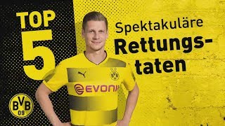 Top 5 Goal Line Clearances  Piszczek Bender amp Co [upl. by Trini]