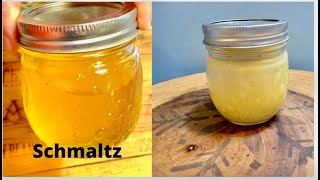 Schmaltz How to make it and when to use it [upl. by Eneri127]