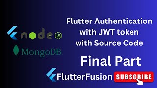 Flutter Authentication with JWT Nodejs and MongoDB  Final Part [upl. by Vasiliu]