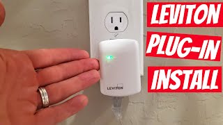 LEVITON PLUGIN OUTLET DZPA12BW  EASY INSTALL WITH SMARTTHINGS HUB [upl. by Padraig321]