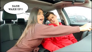 PASSING OUT WHILE DRIVING PRANK ON GIRLFRIEND [upl. by Cost]