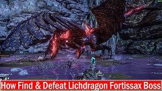 Elden Ring Deeproot Depths How Find amp Defeat Lichdragon Fortissax Boss [upl. by Yhprum]