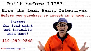 Hire a Lead Paint Detective for LeadSafe Inspections [upl. by Htebasile]