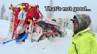 I got my wrecker stuck in a blizzard [upl. by Lally]