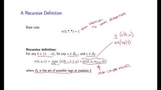 15  6 The Viterbi Algorithm for Log linear Taggers [upl. by Tocs964]