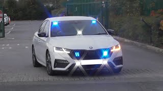 Unmarked Octavia VRS Road Crime Team RCT Responding [upl. by Florida]