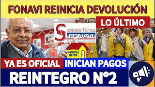 FONAVI ESTE SERÁ EL IMPORTE MÍNIMO Y MÁXIMO A PAGAR EN REINTEGRO 2 FONAVISTA5 ONP [upl. by Solakcin]