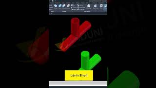 Cách dùng Lệnh Shell Trong AutoCAD 3D để Tạo Khối 3D Rỗng vaduni autocad3D hocautocad [upl. by Rennerb]