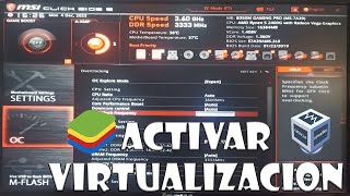 COMO ACTIVAR VIRTUALIZACION COMPUTADOR EN MSI CLICK BIOS 5 AMD RYZEN INTEL FACIL PASO A PASO [upl. by Asital]