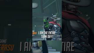 I am the ENTIRE Team Diff  Solo 4k with Cassidy overwatch2 shorts [upl. by Akieluz373]