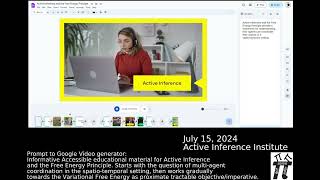 Google Video Vids Generative AI  Active Inference amp Free Energy Principle EXPLAINED [upl. by Lefty]