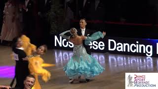 Corello amp Suslova  IDSF IOC 2024 Adult Master Open Standard R1 Viennese Waltz [upl. by Ewall]