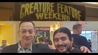 Creature Feature Weekend 2021 Meeting Ted Raimi and Caroline Williams [upl. by Illah]