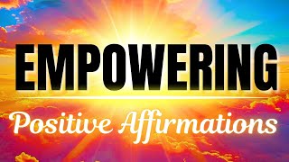 Empowering I AM Positive Affirmations [upl. by Yatzeck]