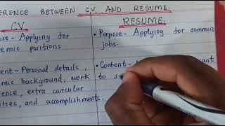 Learn the Difference between CV and Resume learncommunolizer [upl. by Imelda145]