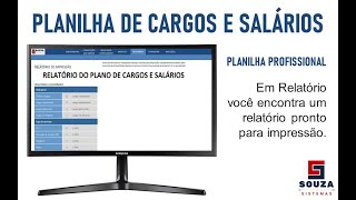 Planilha Plano de Cargos e Salários  Relatório [upl. by Layla]