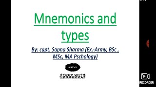 Mnemonic method to improve memory and recall [upl. by Bauer]