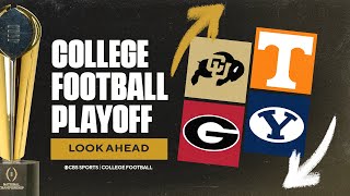 CFP Rankings Lookahead Week 13 Oregon SURVIVES Georgia poised to leap after win vs Tennessee [upl. by Nelda]