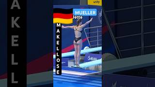 Jette Mueller Stunning Olympic Dive 🇩🇪  Best Diving Moments [upl. by Sears]