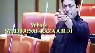 Highlights of Who is Syed Faisal Raza Abidi [upl. by Vowel]