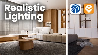 Realistic Interior Lighting with Enscape for Sketchup [upl. by Rossi]