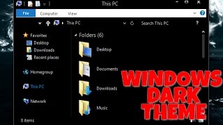 how to Download and install Dark Theme On Windows 78110 [upl. by Leaj892]