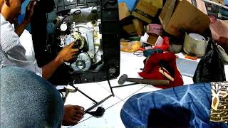 TRIK CARA GANTI BEARING GEARBOX MESIN CUCI 1 TABUNG part 1 [upl. by Sipple]