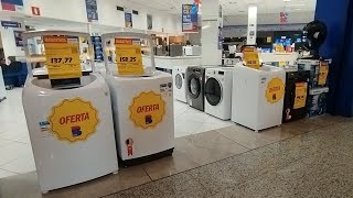 CASAS BAHIA OFERTAS DE GELADEIRAS FOGÃO MAQUINA DE LAVAR ROUPA TANQUINHO DE LAVAR SECADORA DE ROUPA [upl. by Jb]