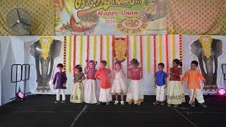 Little Dancing Divas  SGIOC Brisbane Onam 2024 [upl. by Naloj]