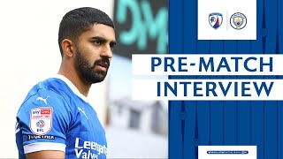 INTERVIEW  Dilan Markanday preMan City U21s h [upl. by Pentheas]