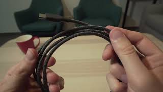 Anker 543 USBC to USBC Cable BioBraided Review [upl. by Nedgo646]