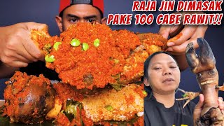 DITANTANG DEDE INOEN MUKBANG RAJA JIN [upl. by Ahsirhcal171]