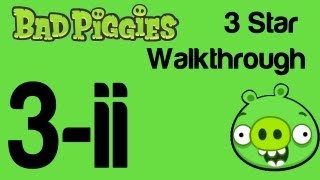 Bad Piggies  Bonus Level 3II 3 Star Walkthrough When Pigs Fly  WikiGameGuides [upl. by Paapanen]