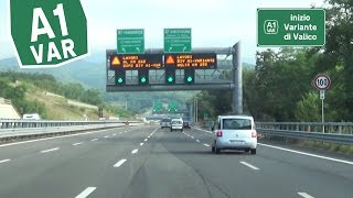 IT  A1var Firenze  Bologna  Variante di Valico [upl. by Neibart]