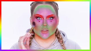 Random Color Generator Makeup Challenge  NikkieTutorials [upl. by Eelrehpotsirhc931]