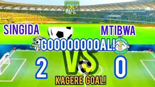 SINGIDA BS VS MTIBWA SUGAR FC LIVE GOLI LA KAGERE [upl. by Ladnyk807]