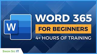 Microsoft Word 365 for Beginners 4 Hour Training Course [upl. by Natika]