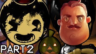 EthGoesBOOMs Halloween Stream PART 2  BENDY AND THE INK MACHINEHELLO NEIGHBOR CROSSOVER [upl. by Buyer]