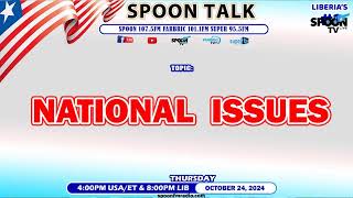 SPOON TALK OCTOBER 24 2024 [upl. by Yanal208]