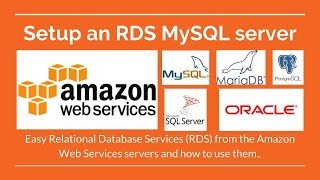 Amazon Web Services  RDS  Free MySQL Server Tutorial [upl. by Washko]