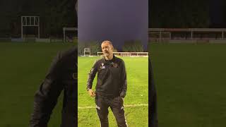 Views of DRFC manager Brett Whaley on Lincoln Utd away football nonleaguefootball weareclarets [upl. by Shinberg657]