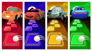 McQueen Orange car 🆚 McQueen Red car 🆚McQueen Slaty car🆚McQueen Blue car 🆚ADM🎶 Who is Best [upl. by Nhoj431]