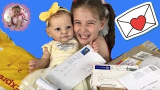 IS THAT A BABY REBORNS amp ALIYAH OPEN AMAZING HAPPY MAIL [upl. by Sullecram734]