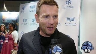 EWAN McGREGOR INTERVIEW Wife Eve Mavrakis quotSpiked My Interestquot to direct AMERICAN PASTORAL [upl. by Ollecram762]